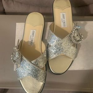 Jimmy Choo
Women's Metallic Marle Flat … SUPER Cute !